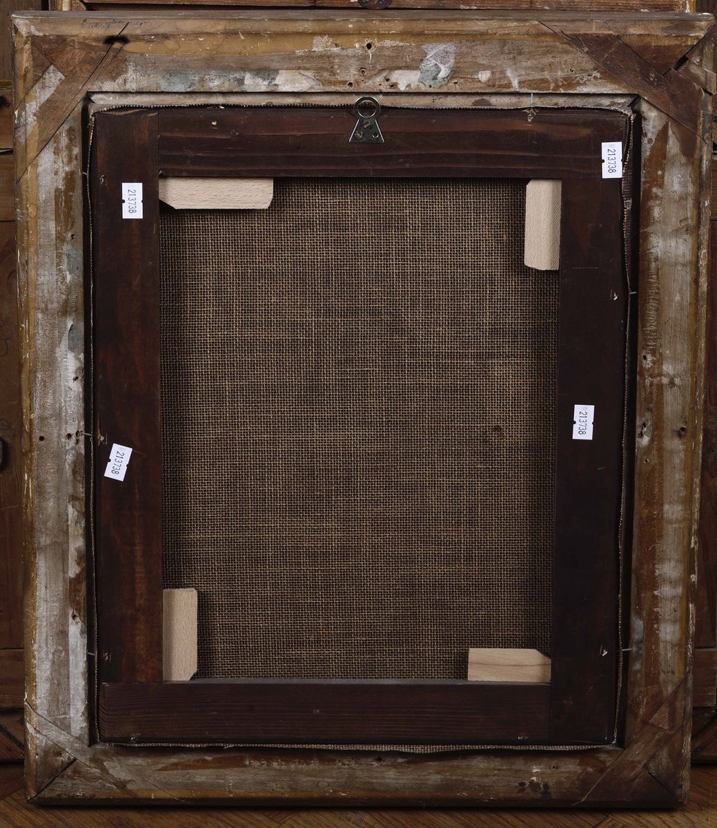 Artista della Fine della Prima Metà del XIX Secoloritratto di Gentiluomo in Nero con Alto Collett...