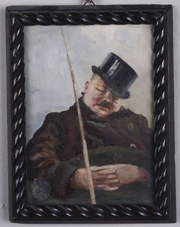 Artista degli inizi del XX secolo Cocchiere addormentato