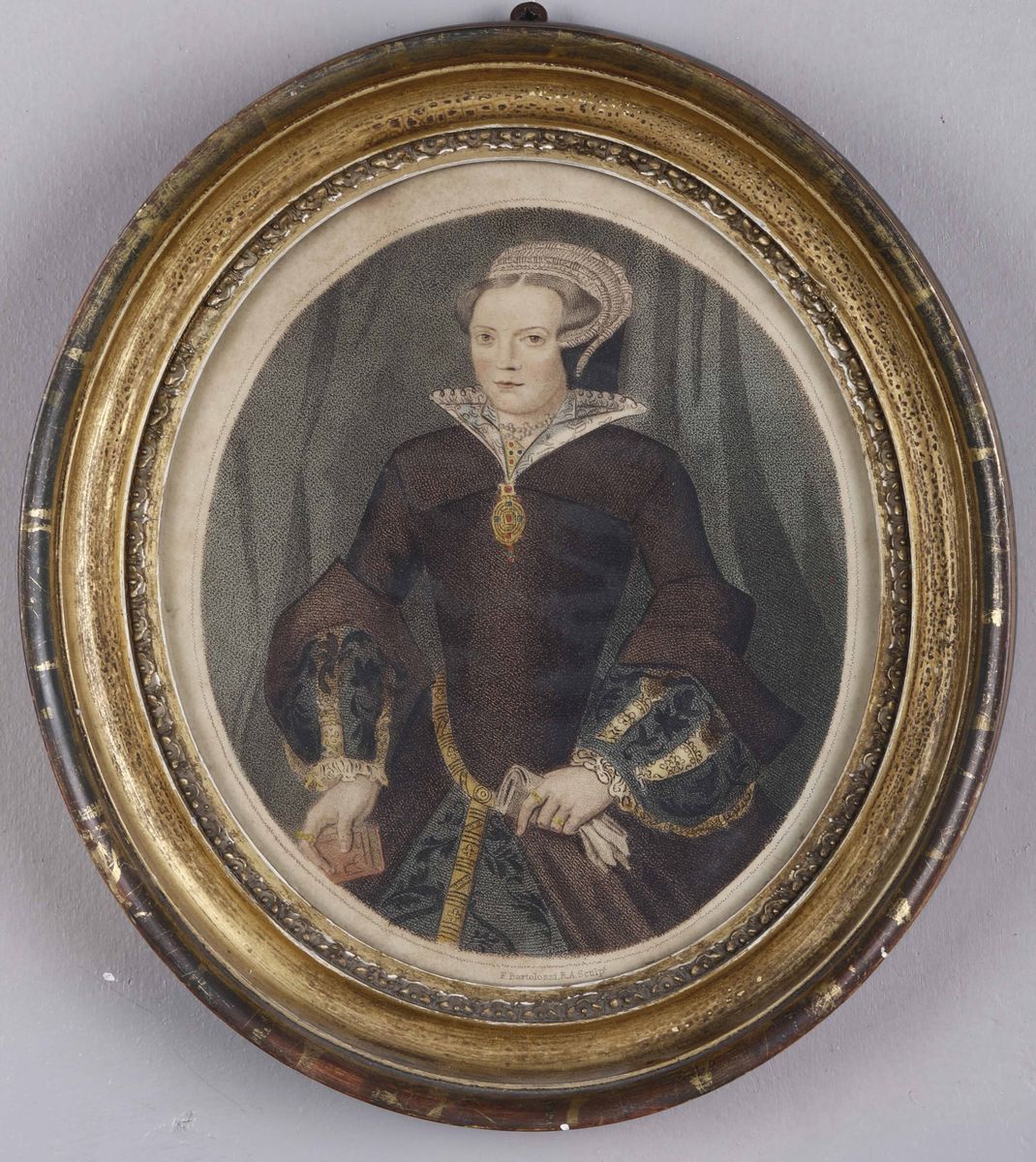 Francesco Bartolozzi (firenze,1727 – Lisbona 1815)ritratto di Lady Mary Dudley e Consorte
