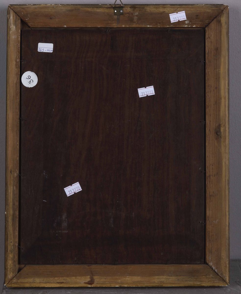 Firmato Indistintamente Midemix V. e Datato 1874ritratto di Gentiluomo con Baffi