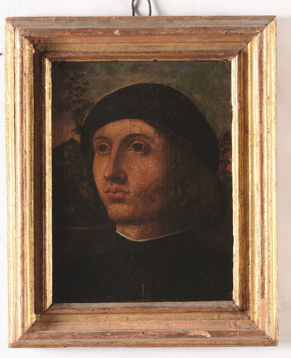 Scuola Emiliana del XVI Secoloritratto di Giovane Uomo