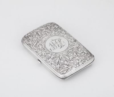 Portasigarette in Argento. Inghilterra, Chester 1899