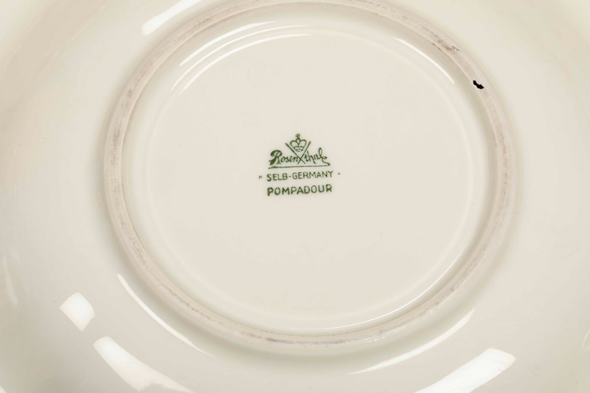 Servizio da Tè Pompadour Germania, Manifattura Rosenthal, 1938 Circa