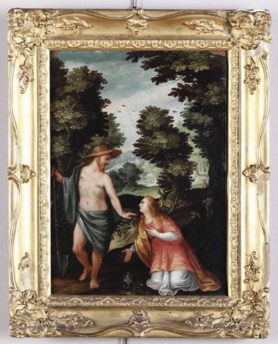 Scuola Fiamminga del XVII Secolonoli Me Tangere