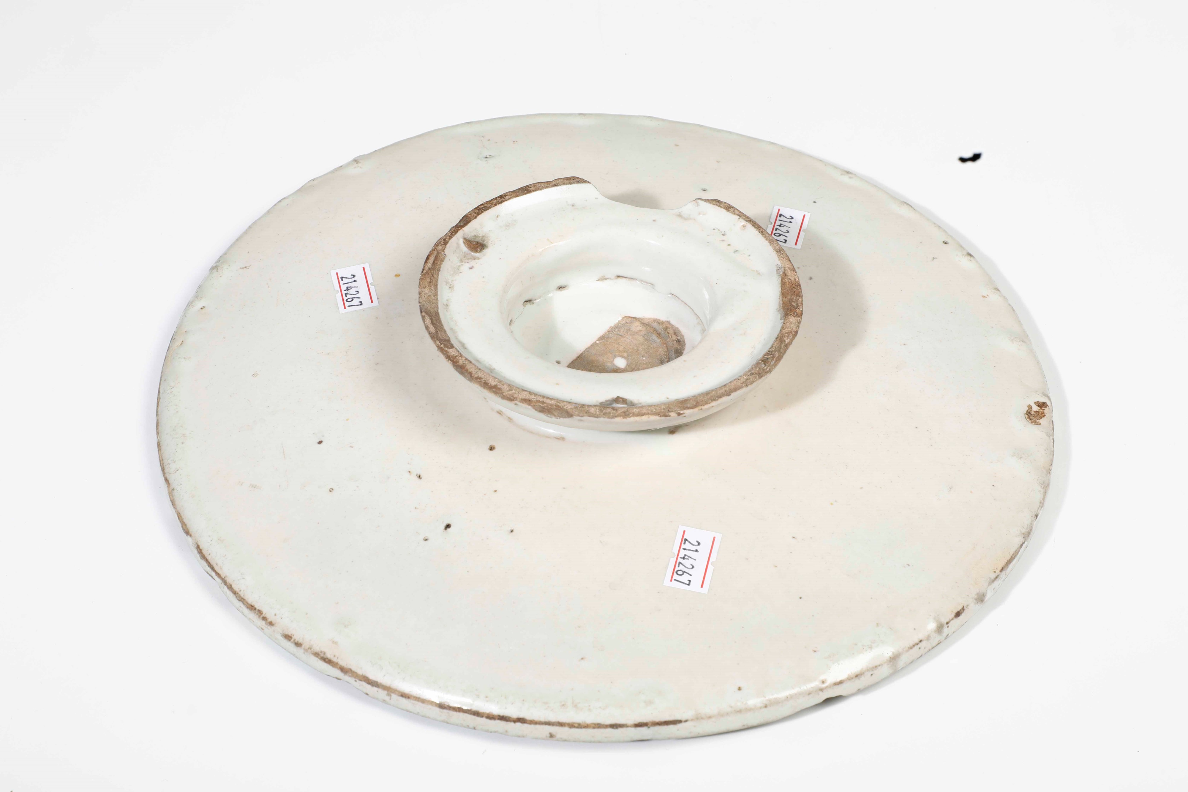 Alzatina. Spagna, Talavera, primo quarto del XVIII secolo.