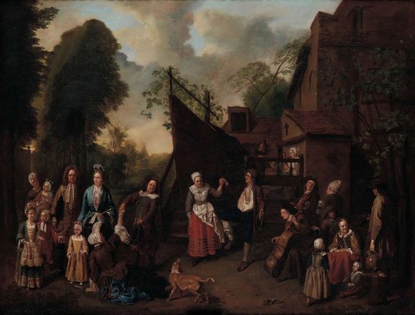 Jan Jozef Horemans (Anversa 1682-1759) Festa campestre