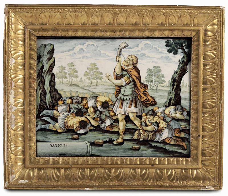 Targa Castelli d’Abruzzo, Berardino Gentili il Giovane (1727?-1813)  - Auction Majolica and Porcelain - Cambi Casa d'Aste
