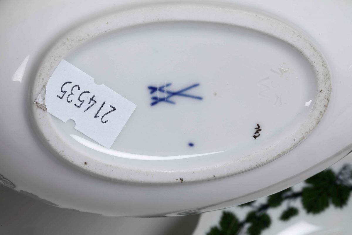 Servizio da Tavola Grüner Weinkranz Meissen, Metà del XX Secolo