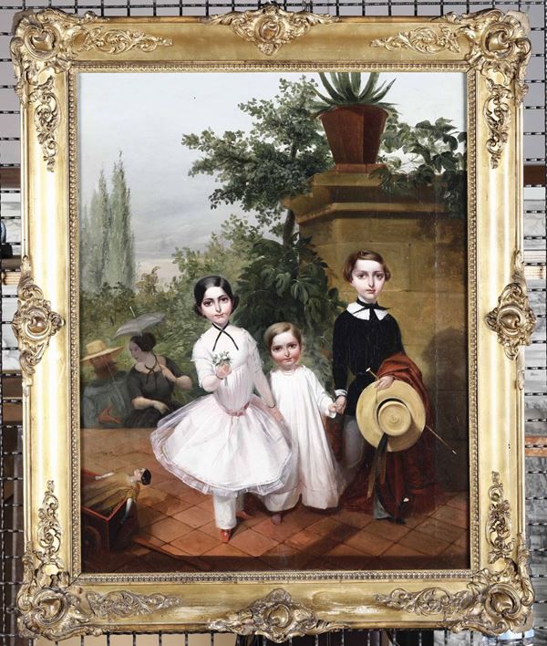 Artista del XIX secolo I tre fratellini