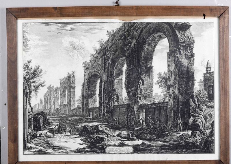 Giovanni Battista Piranesi (1720-1778) Avanzi degli acquedotti neroniani  - Auction Old Prints and Engravings | Cambi Time - Cambi Casa d'Aste