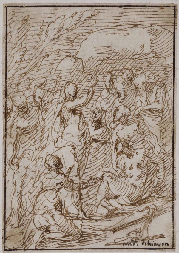 Bernardo Strozzi (Genova 1581 - Venezia 1644) La Resurrezione di Lazzaro