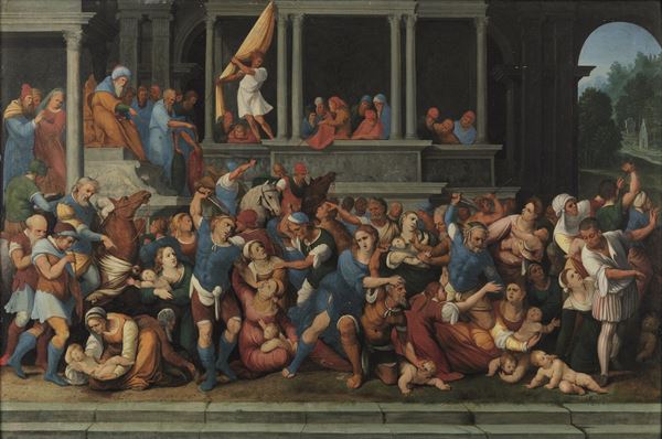 Giuseppe Cesari detto il Cavalier d'Arpino (Arpino 1568 - Roma 1640) Strage degli innoncenti