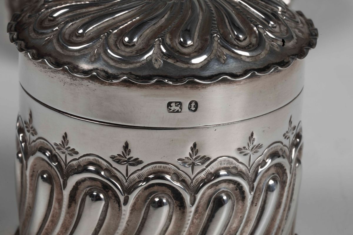 Quattro Scatole in Argento. Inghilterra XIX-XX Secolo
