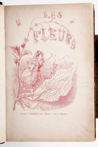 Grandville Jean-ignace-isidorele Fleurs Animees... Nouvelle Edition Avec Planches Trés Soigneusem...