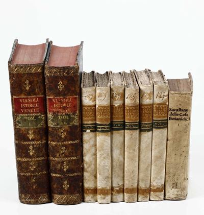 Savastano Francesco Eulaliodelle Cose Botaniche... in Venezia, Presso Pietro Bassaglia, 1749.