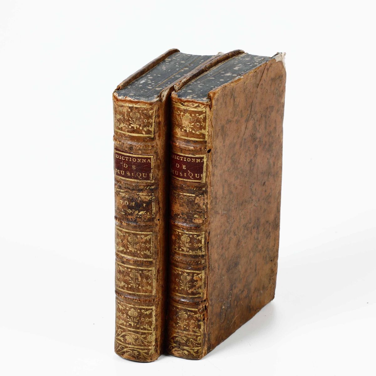 Rousseau Jean-jacquesdictionnaire De Musique... Amsterdam, Marc Micher Rey, 1758