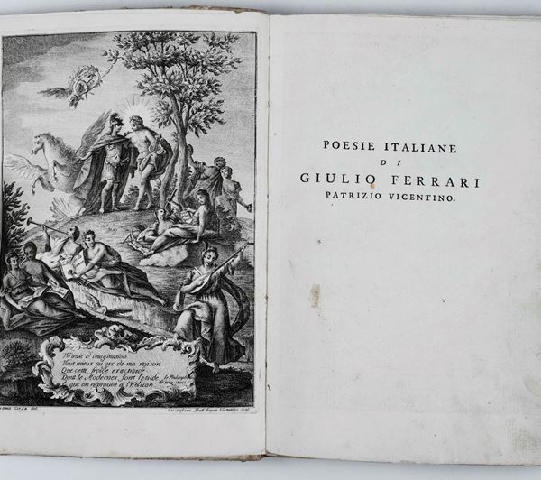 Ferrari Giulio Poesie Italiane sopra l'ultima guerra consacrate alla s.r.m di Federico il Grande Re  [..]