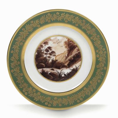 Piatto Doccia, Manifattura Ginori, 1820-1840