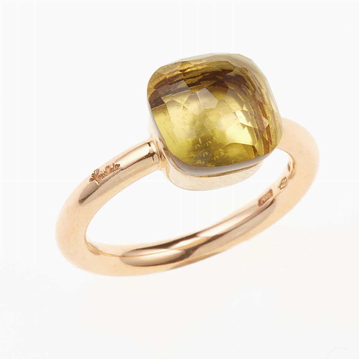 Pomellato. Anello Modello Nudo con Prasiolite