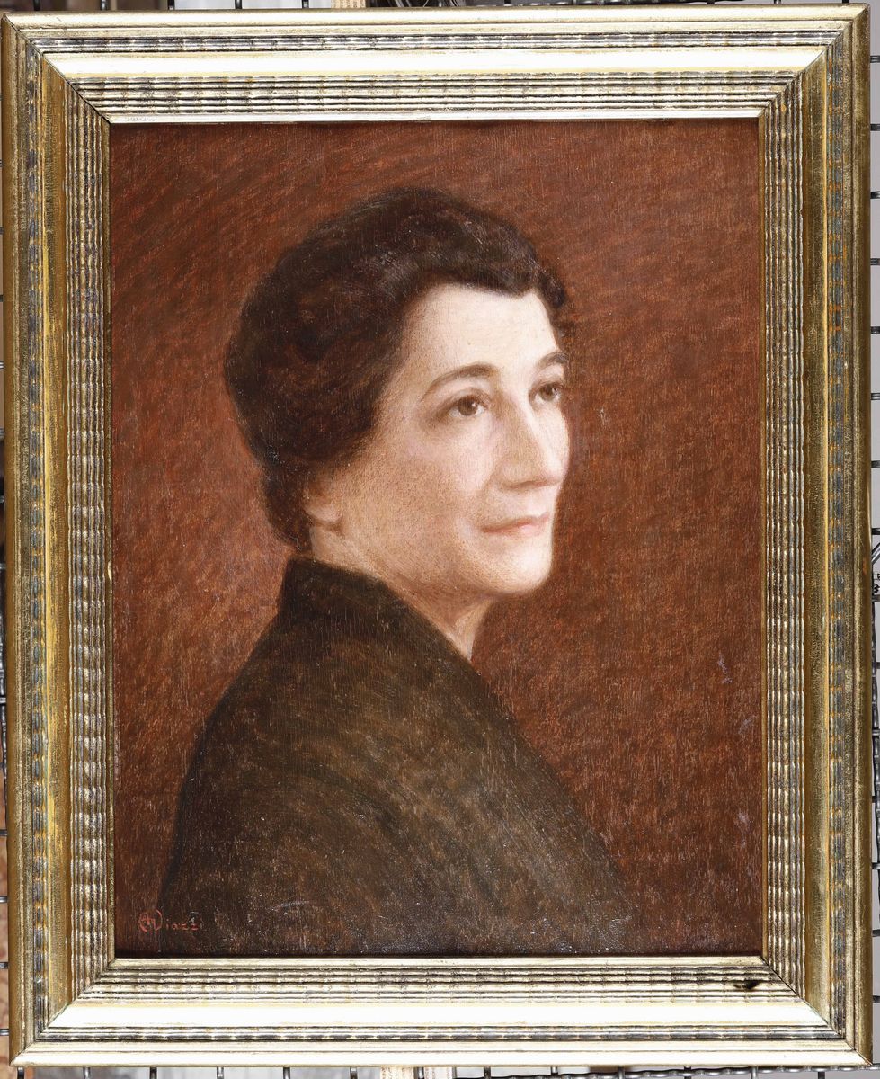 Alessandro Viazzi (1872-1956)ritratto Femminile