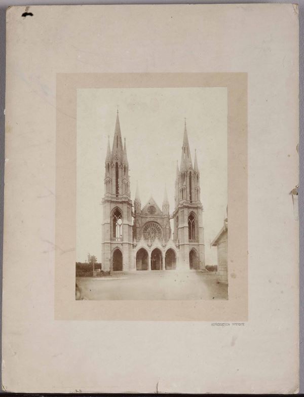 Cattedrale gotica, fine XIX secolo