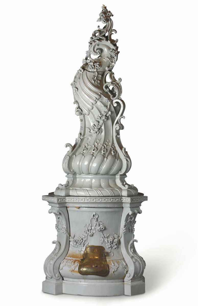 Monumentale stufa in stile rococò Vienna o Germania del sud, XIX secolo (?)  - Auction Important Artworks and Furniture - Cambi Casa d'Aste