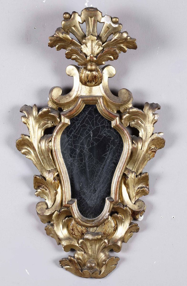 Ventolina in legno intagliato e dorato, XIX secolo  - Auction Timed Auction | Fine Art October - Cambi Casa d'Aste
