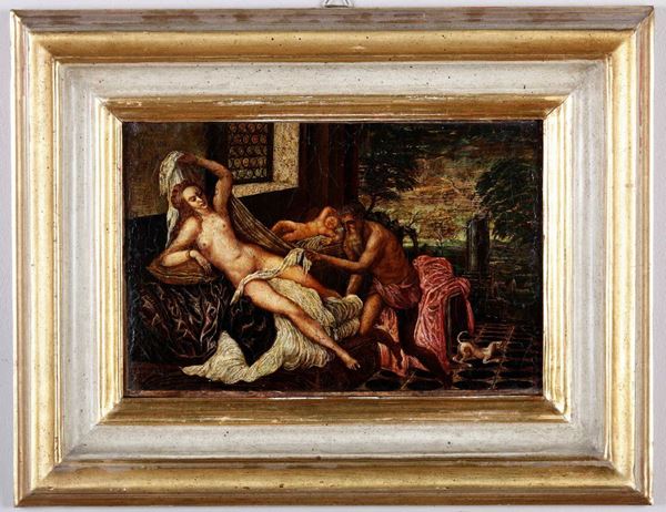 Jacopo Robusti (1519-1594) detto il Tintoretto, copia da Marte e Venere sorpresi da Vulcano