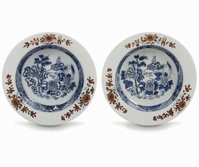 Coppia di Piatti Doccia, Manifattura Ginori, 1765-1770