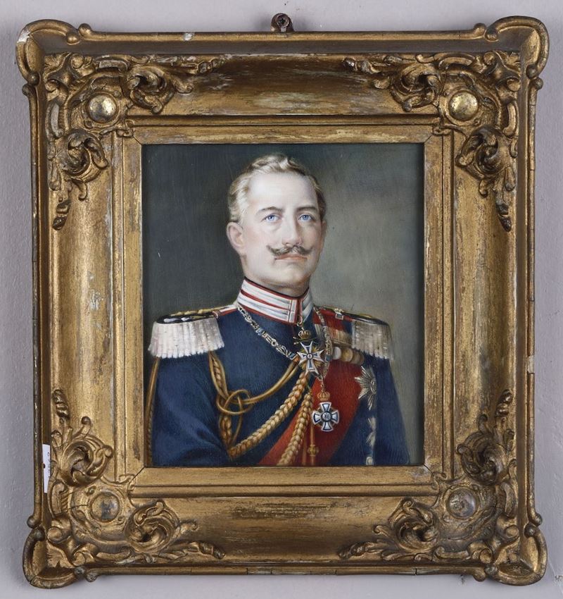Artista del XIX secolo Ritratto di alto ufficiale tedesco con decorazioni  - Auction Forattini Time | Timed Auction - Cambi Casa d'Aste