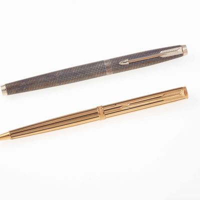 Parker. Linea 75 Penna Stilografica in Argento