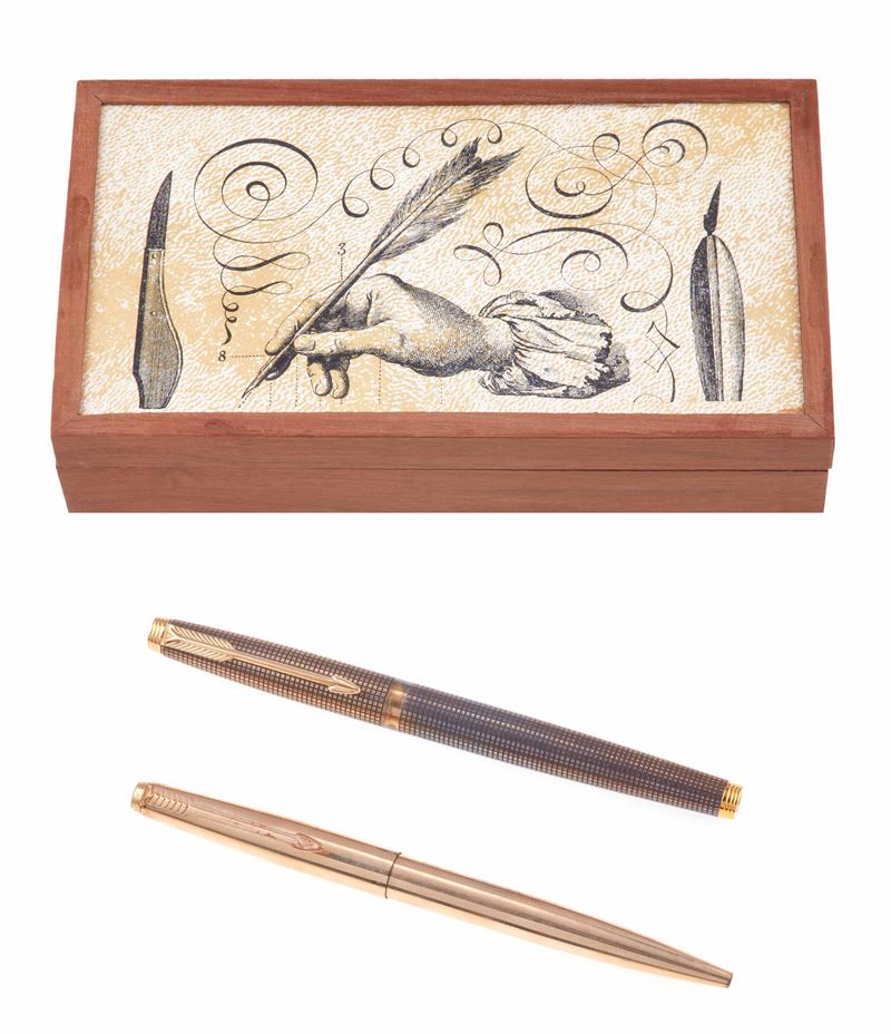 Parker. Vintage penna stilografica in argento  - Asta Luxury Vintage e Penne da Collezione - Cambi Casa d'Aste