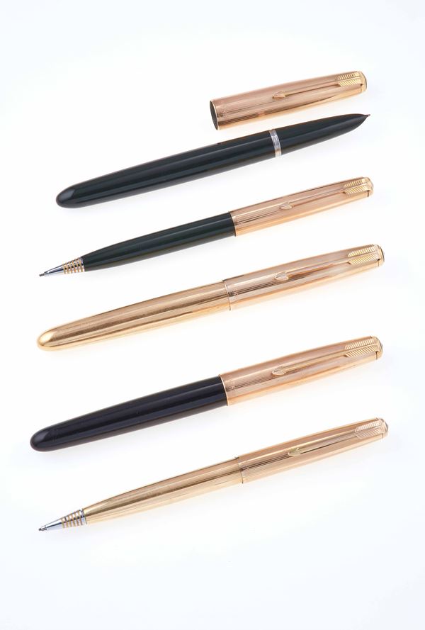 Parker. Lotto composto da nove penne,