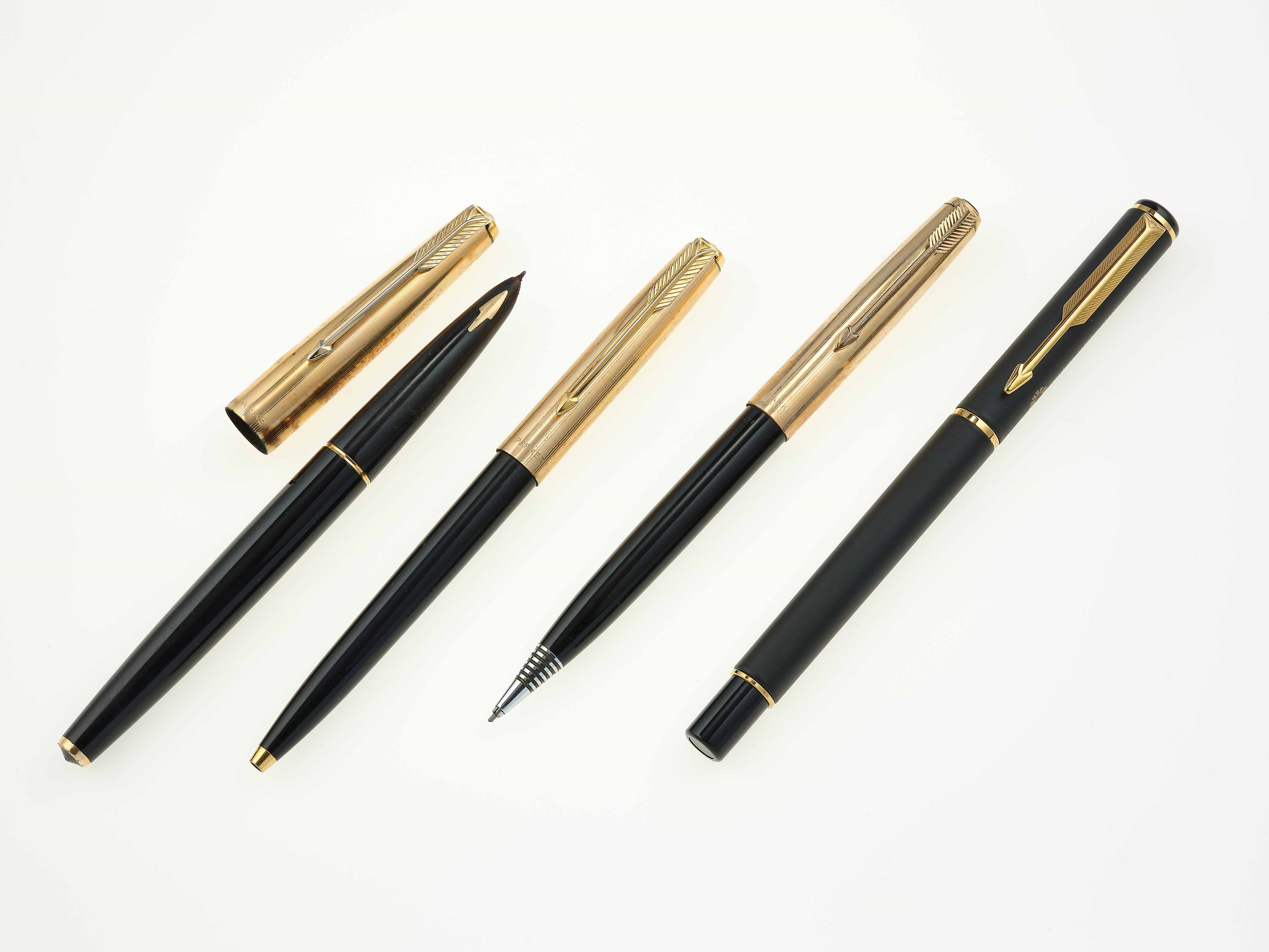 Parker. Lotto Composto da Nove Penne,