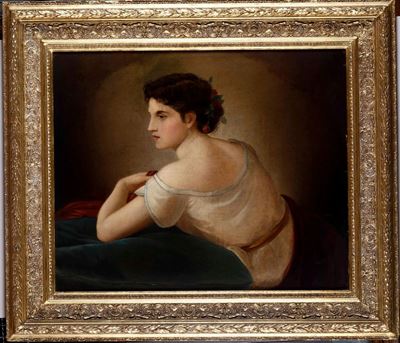 Scuola del XIX Secolofigura Femminile di Spalle