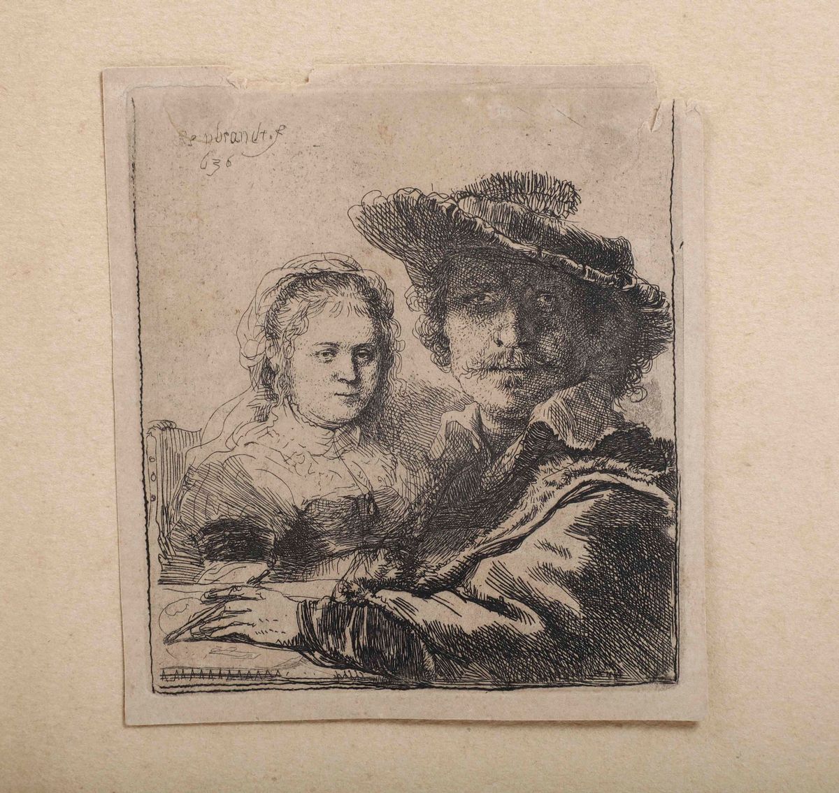 Rembrandt Harmenszoon Van Rijn (copie Da)tre Incisioni Diverse in Tarda Tiratura