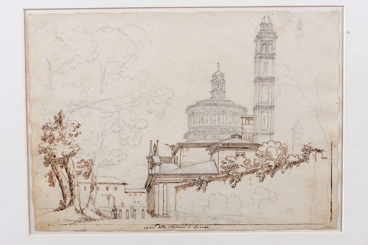 Anonimo del XVIII/XIX Secolopaesaggi con Figure