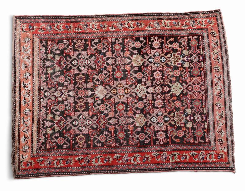 Tappeto Malayer, Persia inizio XX secolo  - Auction Artworks and Furniture from Lombard private Mansions - Cambi Casa d'Aste