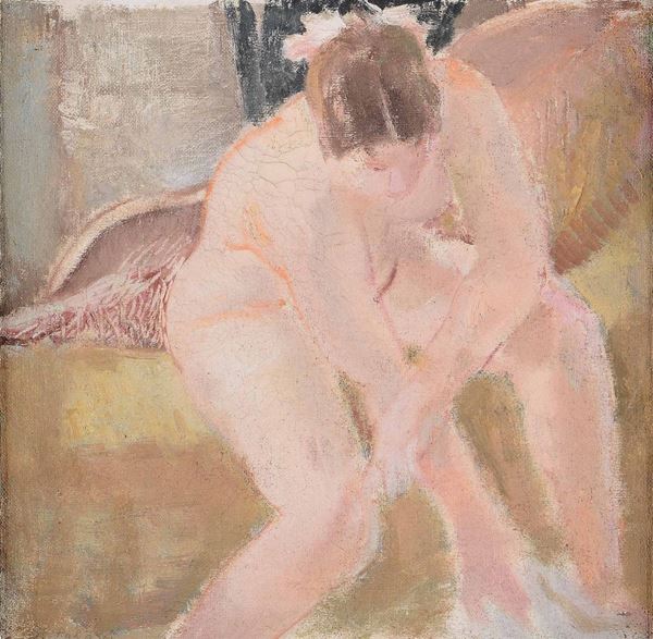 Pittore del XX secolo Figura femminile seduta