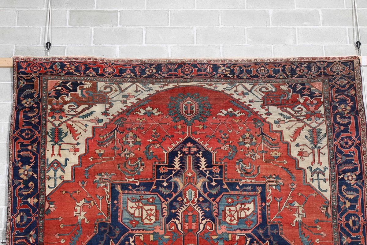 Tappeto Heritz, Nord Ovest Persia Fine XIX Secolo