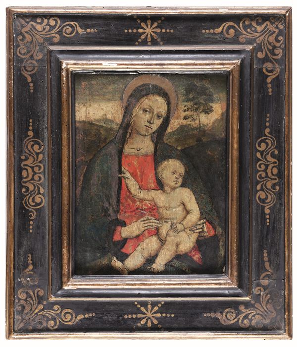 Scuola dell’Italia centrale del XVI secolo Madonna con Bambino