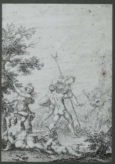Scuola Romana della Seconda Metà del XVII Secoloratto di Proserpina