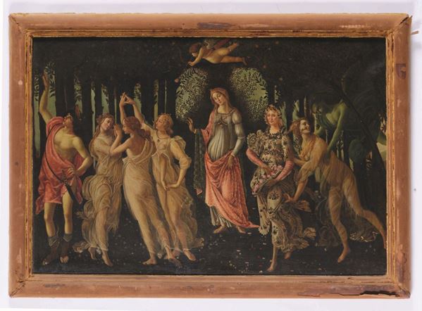 Anonimo fine XIX secolo Copia della Primavera di Botticelli