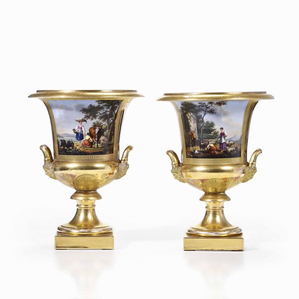 Coppia di vasi Probabilmente Parigi, 1820-1830