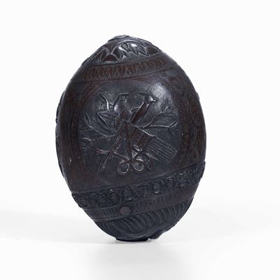 Noce di Cocco Incisa, Francia o Colonie Francesi, XIX Secolo