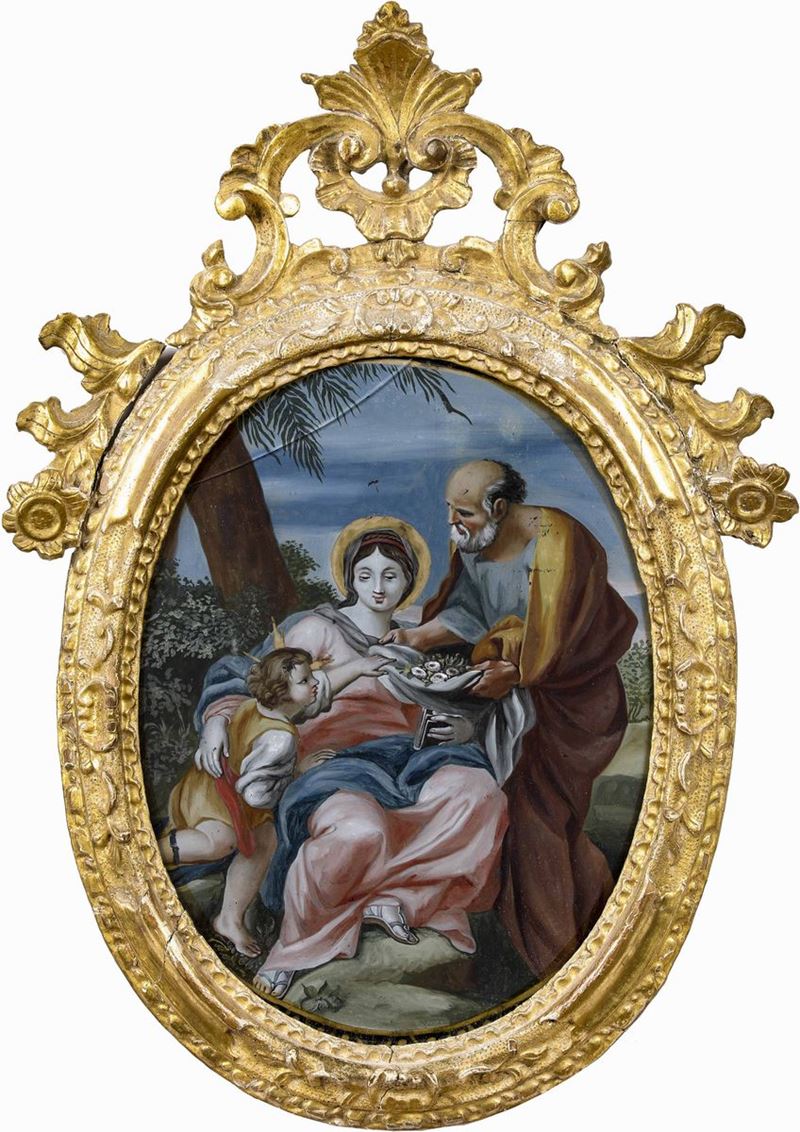 Scuola del XVIII secolo Sacra Famiglia  - Auction The country villa of Leonardo Botta - II - Cambi Casa d'Aste