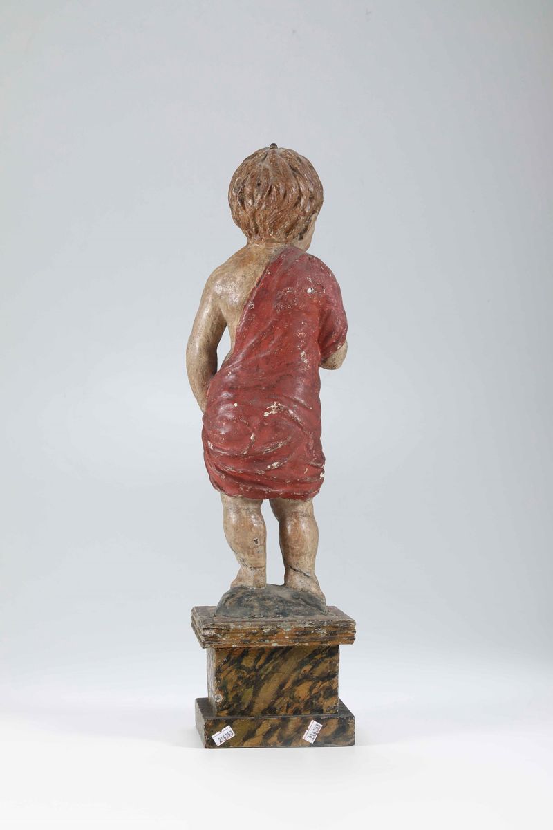 San Giovannino. Scultura Lignea. Italia Centrale del XVI Secolo