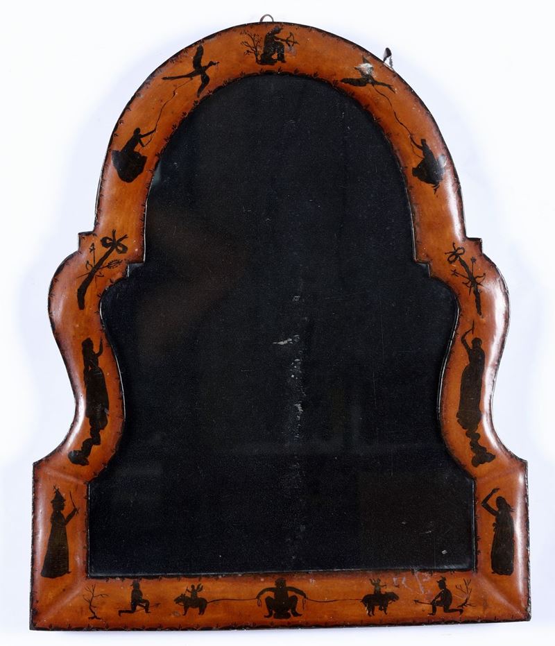 Specchio toletta in metallo dipinto  - Asta La villa di campagna di Leonardo Botta - II - Cambi Casa d'Aste
