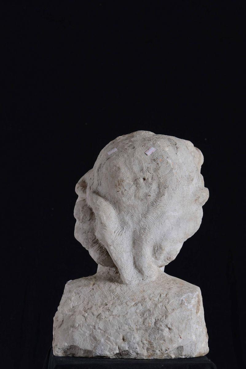 Busto in Marmo, Alessandro Magno (?). Scultore Operante tra XIX e XX Secolo