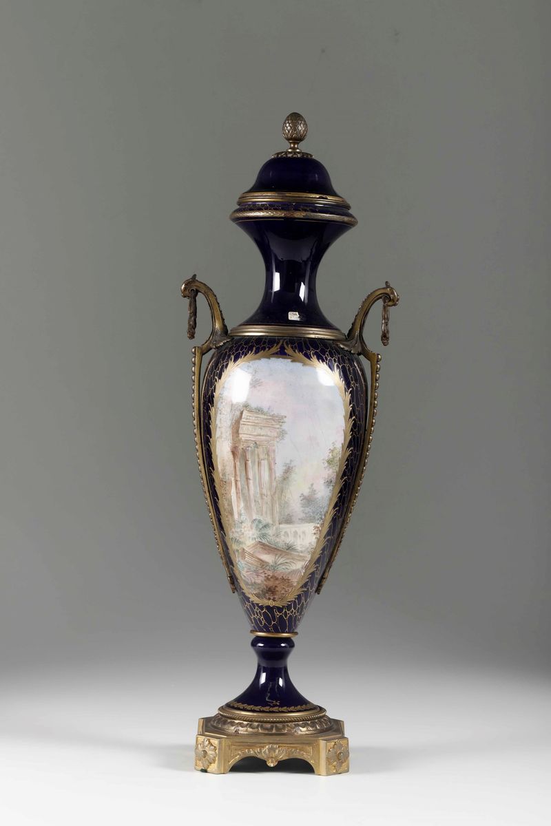Vaso Francia, Pseudo Sevres, Seconda Metà XIX Secolo